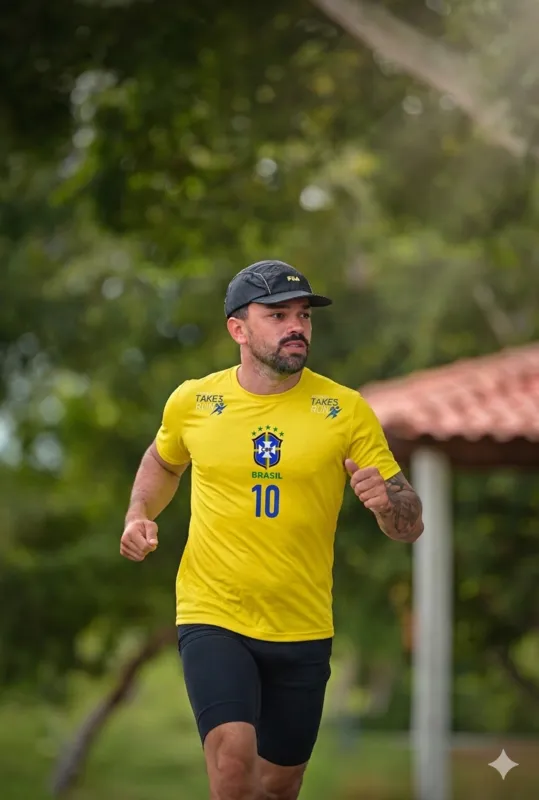 Corredor Take3 Run em treino